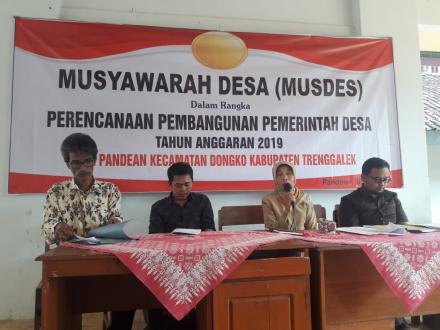 MUSDES ( Perencanaan Pembangunan Pemerintah Tahun Anggaran 2019 )