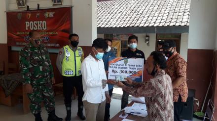 PENYALURAN BLT DANA DESA BULAN JANUARI TAHUN 2021