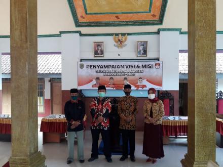 PENYAMPAIAN VISI DAN MISI CALON KEPALA DESA PANDEAN PERIODE 2021 - 2027