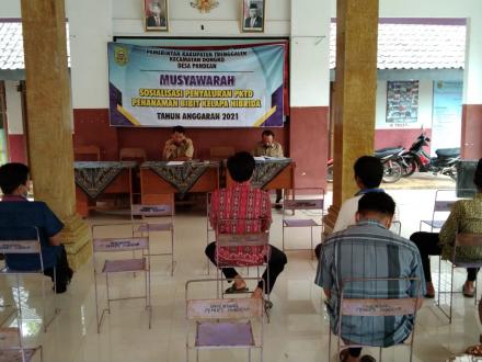 SOSIALISASI PENYALURAN PKTD PENANAMAN BIBIT KELAPA HIBRIDA TAHUN 2021