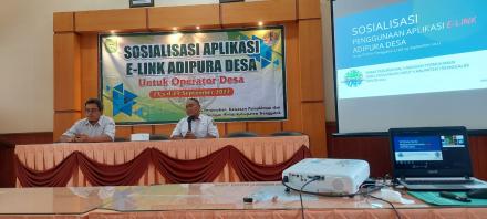 SOSIALISASI APLIKASI E-LINK ADIPURA DESA