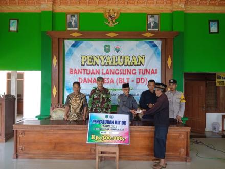 Penyaluran BLT - DD Alokasi Bulan Mei Tahun 2024