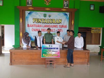 Penyaluran BLT - DD Alokasi Bulan April Tahun 2024