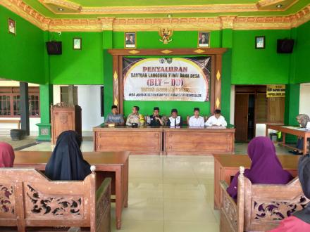 Penyaluran BLT-DD Bulan Januari - Maret Tahun 2025