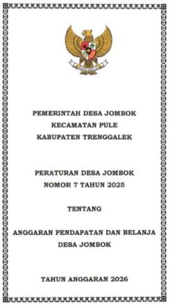 PERDES NO 7 TAHUN 2025 TENTANG APBDESA 2026