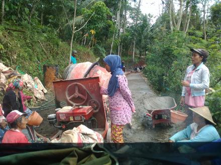 Pembangunan Rabat jalan